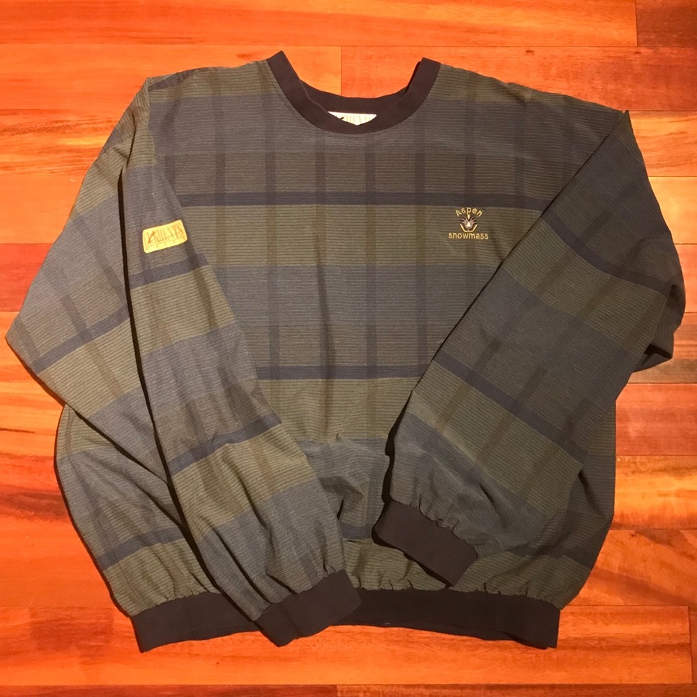 VNTG Elements Aspen Snowmass Argyle Windbreaker